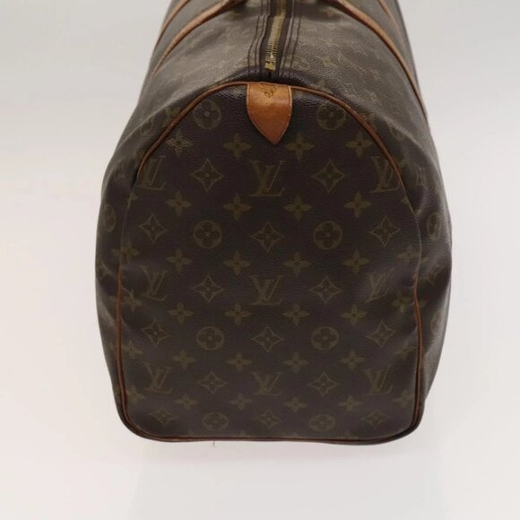 LOUIS VUITTON Monogram Keepall 55 Boston Bag M41424 LV Auth KD301 - Picture 6 of 16